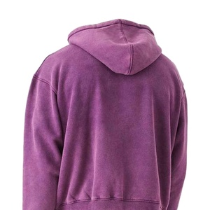 Nouveaux hommes lavage à l'acide sweats à capuche Logo personnalisé hommes lavage à l'acide sweats à capuche décontracté chaud basiques coton mélangé lavage à l'acide sweats à capuche pour hommes 20226 - Product Image 6