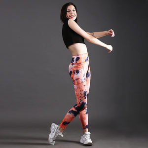 Custom Design Women's Leggings Sublimated Polyester Spandex Made Seamless Sports Yoga Pants <b>Tights</b> For Adults - Product Image 5