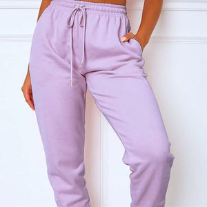 Pantalon en polaire pour femme de haute qualité avec logo de marque personnalisé, couleur personnalisée, respirant, polyester/coton, écologique, taille haute - Product Image 4