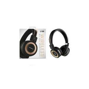 Audífonos Inalámbricos L100 Dorados con Bluetooth 5.0, Resistentes al Agua y con Micrófono, para DJ, PS4, Viajes, Certificación ROHS - Product Image 1