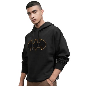 New Arrival Men's Custom Embroidery Hoodies <b>Winter</b> Thick Cotton Sweatshirts with Solid Pattern and Hooded Collar - Product Image 3