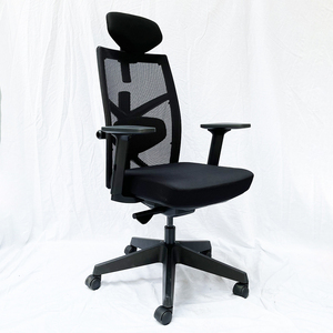 Tone-01 Ergonomic Office <b>Chair</b> with Adjustable Height Mesh and Leather Design Contemporary Style HOGVP062 - Product Image 1