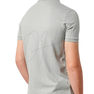Camiseta de Felpa Lisa Premium Transpirable para Hombre, Logotipo Personalizado, Algodón, Corte Ajustado, Casual, Manga Corta, Fabricante al por Mayor, OEM - Product Image 2