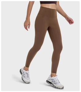 Venta al por mayor de alta cintura Yoga Leggings señoras Fitness transpirable gimnasio estiramiento desgaste sólido patrón de talla grande mallas de las mujeres - Product Image 2
