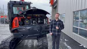 Excavadora Compacta KX080-5 de 66.6 HP con Capacidad de Cucharón de 0.25m - Product Image 4