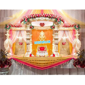 พิธีแต่งงานคู่บารมีของอินเดียพร้อมเก้าอี้ที่สวยงามที่ได้รับความนิยมในสหรัฐอเมริกาและสิงคโปร์ - Product Image 1