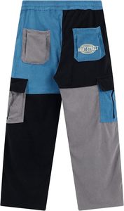 Pantalones Cargo para hombre Patchwork Multi-Bolsillos Moda al aire libre Casual Jogger Pantalones Streetwear con pantalones con cordón - Product Image 3