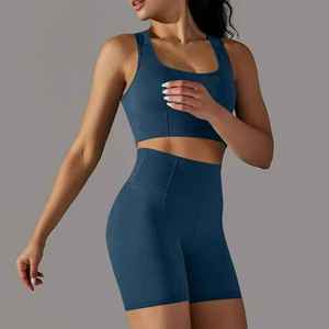 Sujetador de calidad deportivo con logotipo personalizado para mujer, sujetador de tirantes de entrenamiento, sujetador de malla transpirable de talla grande - Product Image 1