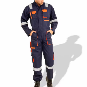 Combinaisons de travail de sécurité à manches longues, imperméables, avec logo personnalisé, LED clignotante, classe 2 ANSI, meilleure qualité, nouvelle arrivée, tendance - Product Image 1