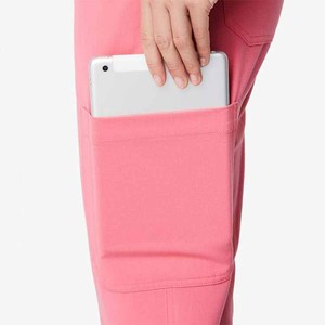 Wholesale Unisex Customized Breathable High Quality Hospital <b>Scrub</b> <b>Set</b> Jersey Fabric Seamless Fusing Polyester Spandex Uniforms - Product Image 5