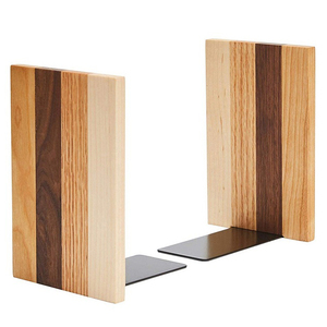 Sujetalibros de Metal de Color negro con diseño de ángulo personalizado decente, decoración del hogar, soporte ajustable para libros - Product Image 3