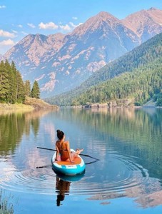 <span class=keywords><strong>Prix</strong></span> d'usine OEM Planches de <span class=keywords><strong>paddle</strong></span> gonflables Dropstitch pour sports nautiques IBoard ISUP Modèle Rose Bois Tout usage - Product Image 6