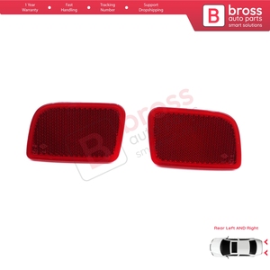 Reflector de Parachoques Trasero Derecho e Izquierdo BSP1235 para Master 3, Scenic 2, NV400, Interstar, Movano B X62 8200152642 8200152643 - Product Image 3