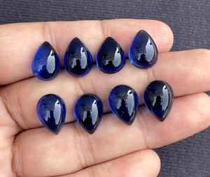 Cabujones de Zafiro Azul, Selección de Piedras Naturales, Alta Calidad Rara, Juego de Colores con Efecto Fuego para Joyería Refinada, Energía Calmante, Atemporal - Product Image 2