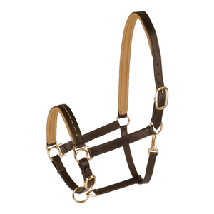 Licou en cuir personnalisable avec rembourrage en cuir souple de haute qualité réglable-Cob-pleine taille multi-couleurs Logo personnalisé - Product Image 1