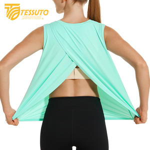 Femme Workout Wear Sport Yoga Tank Top pour Gym Débardeurs imprimés personnalisés de haute qualité pour les femmes Thick Strap Gym Débardeurs pour femmes - Product Image 3