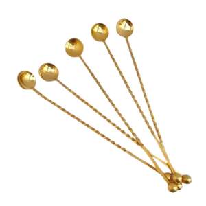 Passoires à cocktail et agitateurs en acier inoxydable écologiques faits à la main pour bar, hôtel, maison et restaurant - Product Image 4