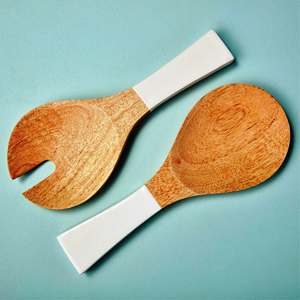 Nouveaux modèles de sets de service à salade écologiques, compatibles lave-vaisselle, ustensiles de cuisine pour la maison, fabriqués en Inde - Product Image 4