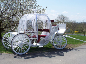 Conte de fées Design Royal Cendrillon Chariot Princesse Citrouille Style Cendrillon Calèches Classique Conduite À La Main Cheval Citrouille - Product Image 6