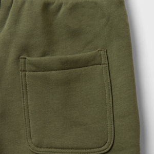 Short de survêtement en polaire de marque poids lourd personnalisé de haute qualité pour hommes Pantalon de survêtement évasé de créateur Service OEM solide disponible - Product Image 6