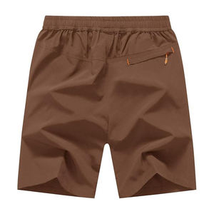 Pantalones cortos elásticos Cargo personalizados con múltiples bolsillos para hombre, alta tendencia, 100% poliéster, patrón sólido, cintura media, calidad superior - Product Image 2