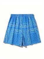 Short Homme Grande Taille XS Haute Qualité Respirant Style Rue Sublimation Logo Personnalisé Bandana Imprimé Motif Solide Été