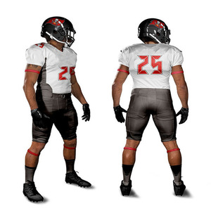 Meilleure vente unisexe football américain uniforme 2025 vente en gros adultes attirail sergé respirant ensembles 100% coton biologique - Product Image 5