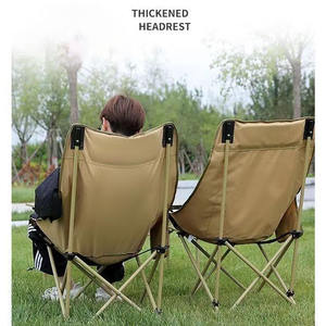 Chaise <span class=keywords><strong>de</strong></span> camping pliante à dossier haut avec <span class=keywords><strong>poche</strong></span> latérale pour chaise <span class=keywords><strong>de</strong></span> camping en plein air chaise <span class=keywords><strong>de</strong></span> pêche à la plage - Product Image 2