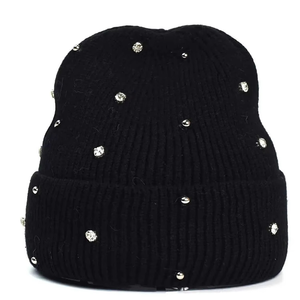 Bonnets personnalisés avec strass, style Y2K, chapeaux d'hiver chauds, look moderne et chic, unisexe, pour le sport, la plage, l'extérieur - Product Image 3