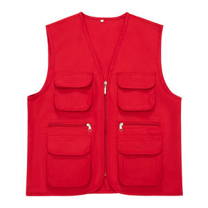 Chaleco de invierno de talla grande para hombre, cómodo, antibolitas, anticontracción, de poliéster, a prueba de viento, transpirable, con múltiples bolsillos, Chaleco corto - Product Image 2