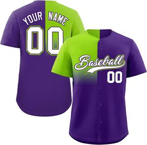 Maillot de baseball à sublimation contrastée de couleur maille respirante séchage rapide performance ajustement personnalisé vêtements d'équipe jeunesse/adulte OEM - Product Image 5