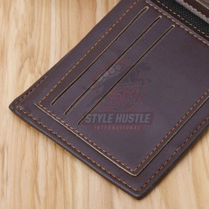 Carteras de Cuero para Hombre al Por Mayor a Precio Razonable, Cartera de Cuero de Alta Calidad con Color y Tamaño Personalizados, Hecha en Pakistán - Product Image 3