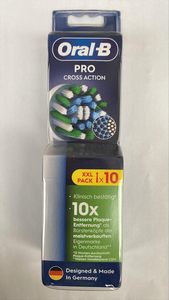 Têtes de brosse de rechange Oral-B Pro Cross Action, lot de 10 (pack XXL), recharges pour brosse à dents électrique, version internationale - Product Image 6