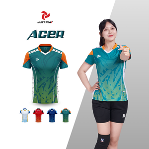 Uniformes de voleibol para exteriores Acer Unisex de alta calidad, recién llegados, juego de venta al por mayor para adultos, buen precio, colores personalizados 100% - Product Image 4