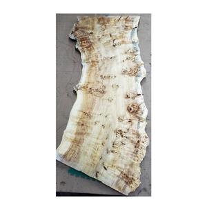 Plaques de placage en bois de Mappa Burl de grande taille, personnalisées, avec un design moderne, coupe en tranches, origine Pays-Bas, applications pour la salle à manger et les hôtels - Product Image 1