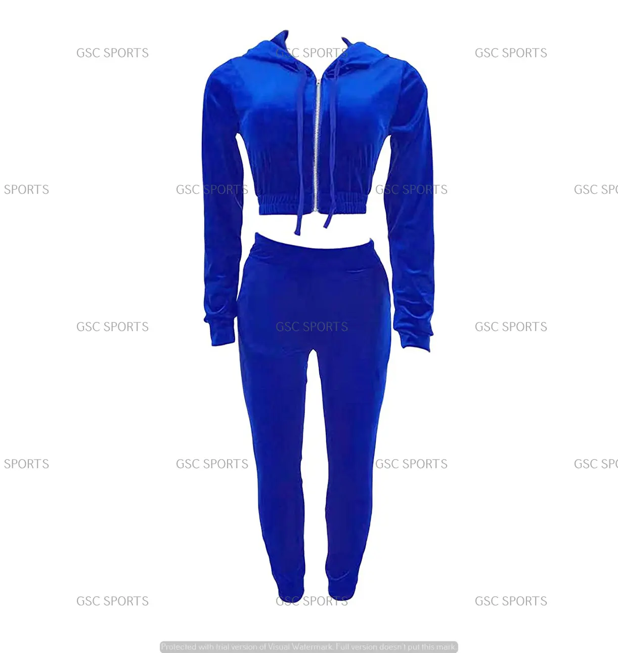 Conjunto de ropa deportiva para mujer, trajes de chándal informales de colores llamativos, ajustados, de terciopelo, para trotar, Jersey, Sudadera con capucha y pantalón para correr, 2 unidades