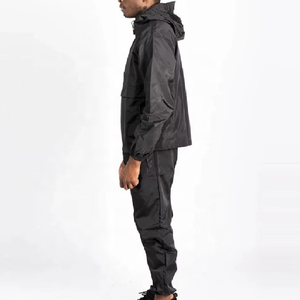 Chaqueta Cortavientos de Alta Calidad para Hombre, Conjunto Deportivo con Cremallera Completa, Cortavientos, Transpirable, con Logotipo Personalizado, Tallas Grandes - Product Image 4