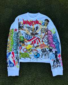 Camiseta de doble capa con estampado personalizado para hombre, camiseta de manga larga de doble capa, camiseta de manga larga personalizada de doble capa - Product Image 1