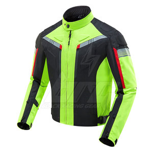 Veste textile de moto imperméable, coupe-vent et ignifuge pour usage extérieur en hiver, nylon/polyester, vente en gros de vêtements de sport - Product Image 2