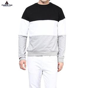 Logo personnalisé coupe ajustée sweat-shirt de sport décontracté à manches longues et trois couleurs sweat-shirt imprimé pour hommes - Product Image 3
