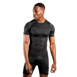 2025 UPF 50 Sublimation <b>Printed</b> Custom Logo Compression Gym Rash Guard Short Sleeve MMA BJJ <b>Surfing</b> Hal OEM Rashguards - Product Image 1