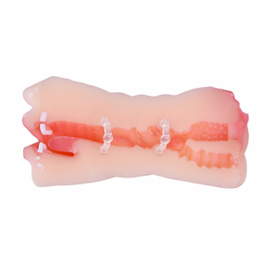 <span class=keywords><strong>3</strong></span> in 1 erkek Masturbator gerçekçi cep kedi çift uçlu erkek seks oyuncakları ağız dil dokulu vajina ve sıkı anüs - Product Image 2