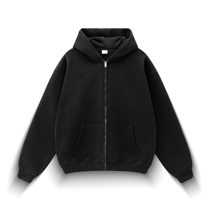 Sudadera Unisex al por Mayor, de Color Sólido, Manga Larga, Cuello Redondo, Holgada, Transpirable, con Forro Térmico Personalizado y Gráfico de Letras - Product Image 4