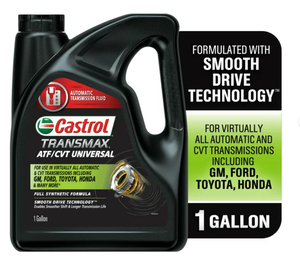 Castrol Transmax 15E0C8 ATF/CVT Liquide de transmission automatique universel 1 gallon rouge paquet de 3 - Product Image 3