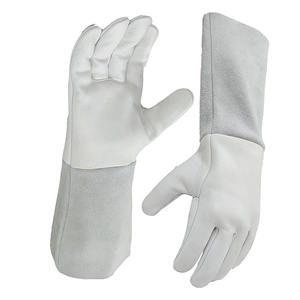 Meilleur prix du fabricant Gants de soudage de haute qualité avec étiquette personnalisée Conception unique pour la protection des mains et des bras Nouvelle arrivée - Product Image 1