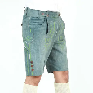 Pantalones cortos informales con cintura elástica para hombres y niños personalizados, pantalones cortos holgados para vacaciones en la playa de verano, ecológicos - Product Image 3