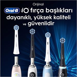 Têtes de rechange Oral-B Series iO Gentle Care Original, lot de 6 recharges blanches pour brosses à dents électriques Oral-B iOS - Product Image 4