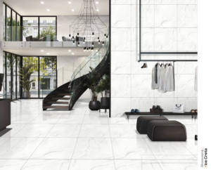 เครื่องเคลือบดินเผาเคลือบ2x2feet เคลือบด้วยน้ำแข็งเคลือบเงามันวาวแผ่นหินอ่อนเกรด + ขนาด600x600มม. สำหรับห้องน้ำ - Product Image 2