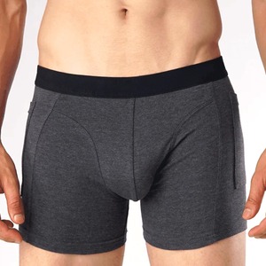 Calzoncillos bóxer de tiro alto transpirables para hombre, ropa interior de primera calidad - Product Image 1