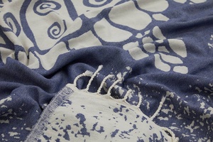 Serviette de plage turque en jacquard Sea Turtle, 35x70 pouces - Product Image 3